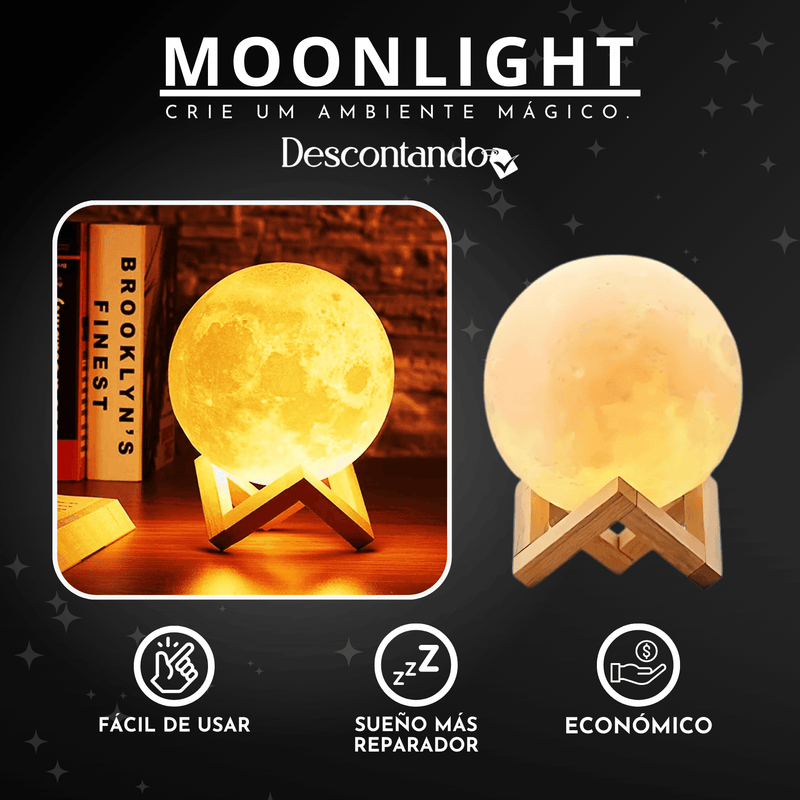 Luminaria MoonLight Descontando -  crear una atmósfera mágica