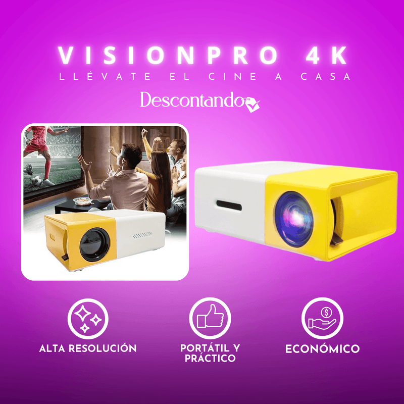 VisionPro® - Mini proyector portátil